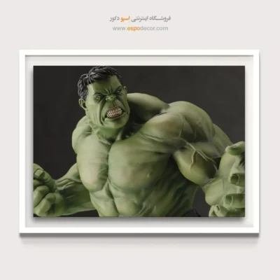 خرید تابلو گرافیکی فانتزی - سبز – تابلو کمیک استریپ - اسپو دکور