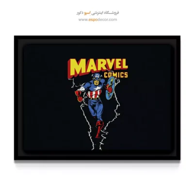 خرید تابلو هنری قهرمانی - کمیک‌های مارول – تابلو کمیک استریپ - اسپو دکور