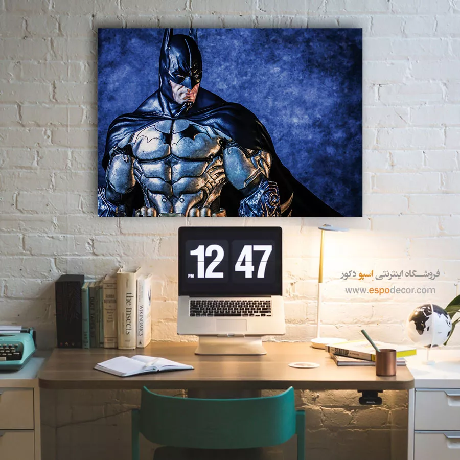 تابلو مدرن با طرح کمیک - بتمن: آرکهام – تابلو کمیک استریپ - اسپو دکور