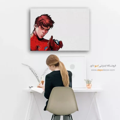 تابلو با طرح‌های رنگی کمیک