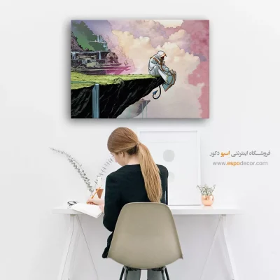 خرید تابلو شخصیت‌های داستانی - شبگرد – تابلو کمیک استریپ - اسپو دکور