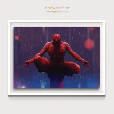 تابلو گرافیکی قهرمانان داستانی - دردویل – تابلو کمیک استریپ - اسپو دکور