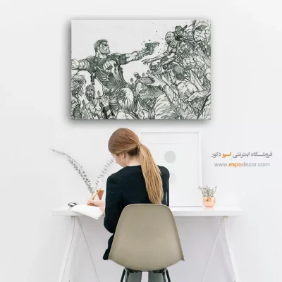 خرید تابلو دیواری قهرمانی