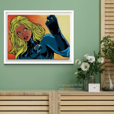 تابلو دیواری مدرن برای اتاق خواب نوجوان - سو استورم – تابلو کمیک استریپ - اسپو دکور