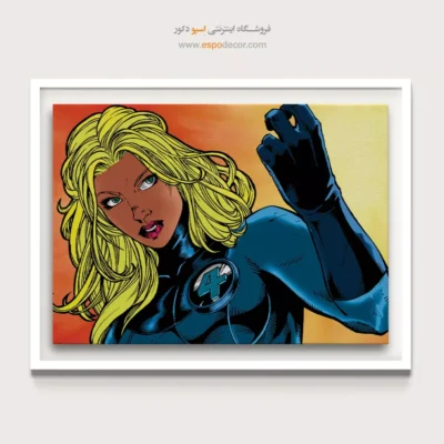 تابلو دیواری مدرن برای اتاق خواب نوجوان - سو استورم – تابلو کمیک استریپ - اسپو دکور