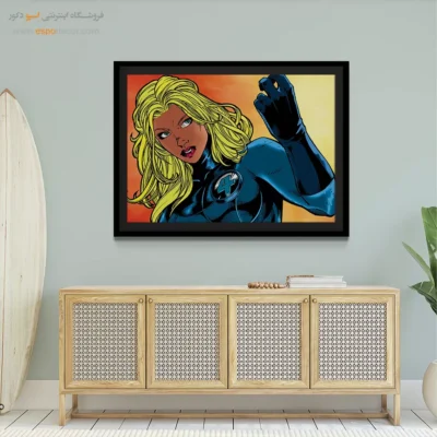 تابلو دیواری مدرن برای اتاق خواب نوجوان - سو استورم – تابلو کمیک استریپ - اسپو دکور