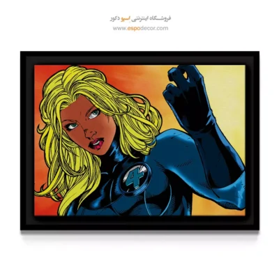 تابلو دیواری مدرن برای اتاق خواب نوجوان - سو استورم – تابلو کمیک استریپ - اسپو دکور