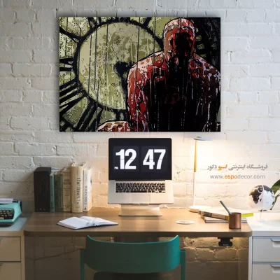 خرید تابلو فانتزی با کاراکترهای کمیک - دردویل مارول – تابلو کمیک استریپ - اسپو دکور
