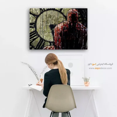 خرید تابلو فانتزی با کاراکترهای کمیک - دردویل مارول – تابلو کمیک استریپ - اسپو دکور