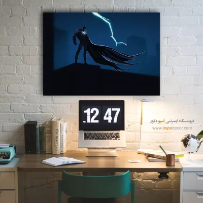 افسانه بتمن – تابلو کمیک استریپ - تابلو شخصیتهای داستانی رنگی – اسپو دکور – Espodecor