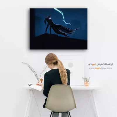 افسانه بتمن – تابلو کمیک استریپ - تابلو شخصیتهای داستانی رنگی – اسپو دکور – Espodecor