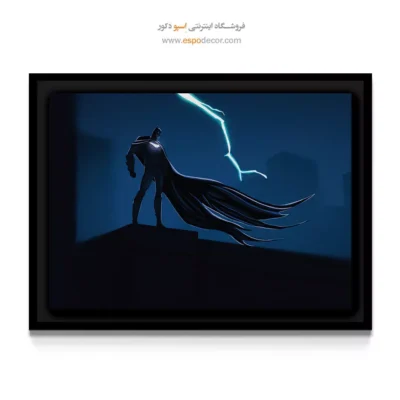 تابلو شخصیت‌های داستانی رنگی - افسانه‌ بتمن – تابلو کمیک استریپ - اسپو دکور