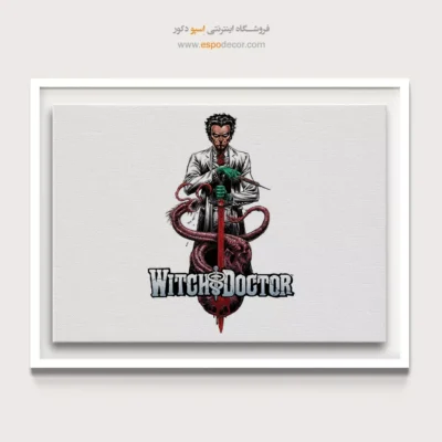تابلو با طرح‌های گرافیکی کمیک - پزشک جادوگر – تابلو کمیک استریپ - اسپو دکور