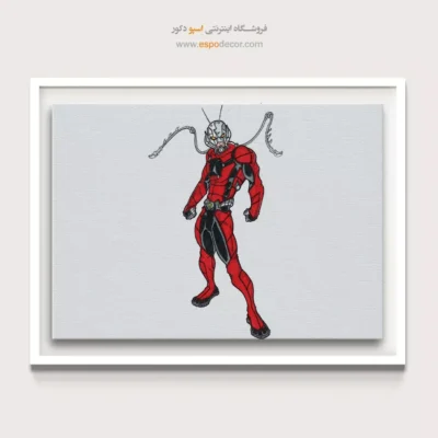 تابلو دیواری ترند جدید برای اتاق نوجوان - مرد مورچه ای – تابلو کمیک استریپ - اسپو دکور
