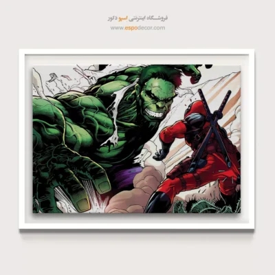 تابلو دیواری با تصاویر فانتزی - داستان‌های پرقدرت – تابلو کمیک استریپ - اسپو دکور