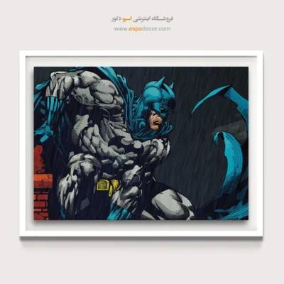 تابلو دیواری ساده و شیک برای جوانان - قهرمان پرماجرا – تابلو کمیک استریپ - اسپو دکور