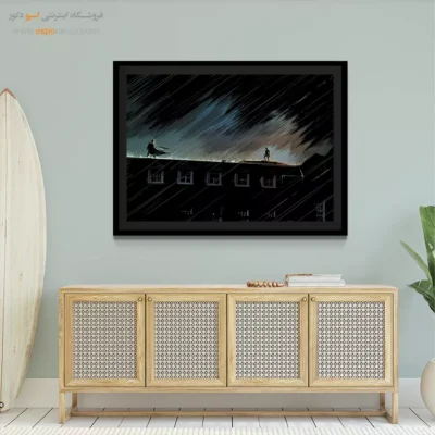 تابلو با تصاویر گرافیکی داستانی - قهرمان بی‌نهایت – تابلو کمیک استریپ - اسپو دکور