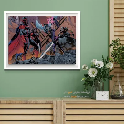 تابلو دیواری مدرن برای گیم روم - مگنتو – تابلو کمیک استریپ - اسپو دکور