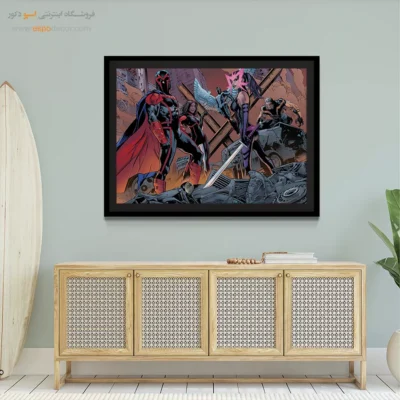 تابلو دیواری مدرن برای گیم روم - مگنتو – تابلو کمیک استریپ - اسپو دکور