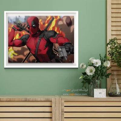 تابلو دیواری مد روز برای اتاق دانشجویی - تصاویر طلایی – تابلو کمیک استریپ - اسپو دکور