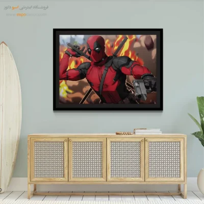 تابلو دیواری مد روز برای اتاق دانشجویی - تصاویر طلایی – تابلو کمیک استریپ - اسپو دکور