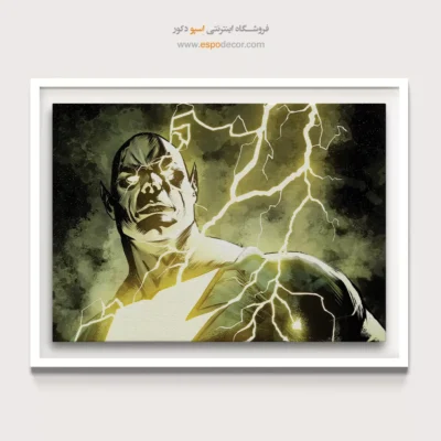 تابلو داستان مصور قهرمانان - آدام عصبانی – تابلو کمیک استریپ - اسپو دکور