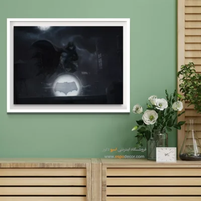 تابلو ابرقهرمانی - نور عدالت – تابلو کمیک استریپ - اسپو دکور