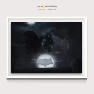 تابلو ابرقهرمانی - نور عدالت – تابلو کمیک استریپ - اسپو دکور