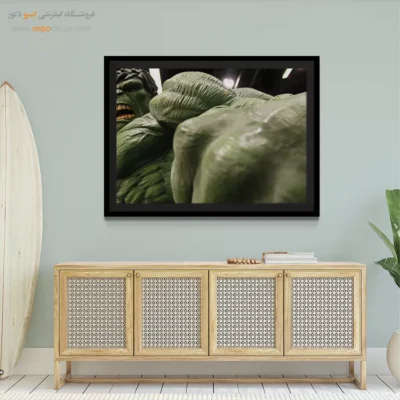 کمیک استریپ ابرقهرمانی - ضربات آهنین – تابلو کمیک استریپ - اسپو دکور