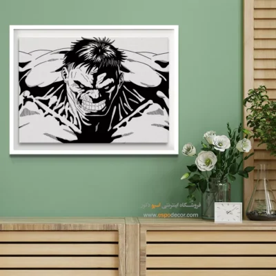 تابلو کمیک قهرمانان - رویای نبرد – تابلو کمیک استریپ - اسپو دکور