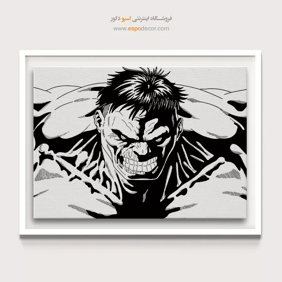 تابلو کمیک قهرمانان - رویای نبرد – تابلو کمیک استریپ - اسپو دکور