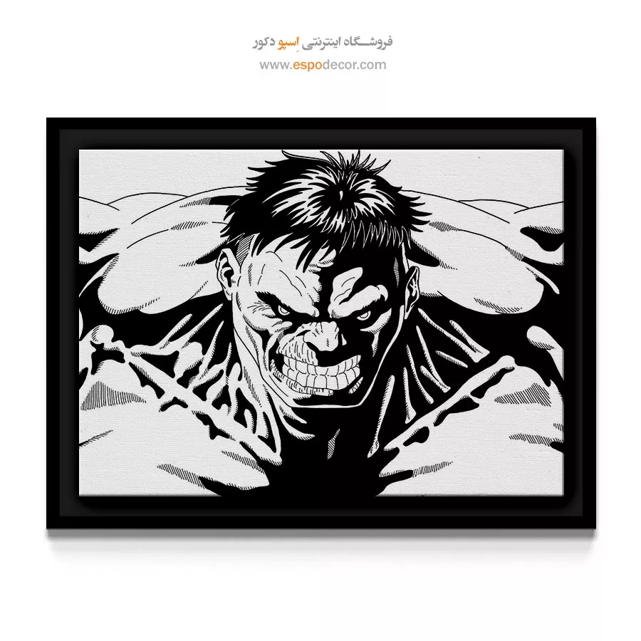 تابلو کمیک قهرمانان - رویای نبرد – تابلو کمیک استریپ - اسپو دکور