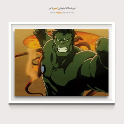 تصویر ابرقهرمانی - افسانه‌های خشم – تابلو کمیک استریپ - اسپو دکور