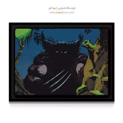 تابلو دکوراسیون ابرقهرمانی - مسیر شجاعت – تابلو کمیک استریپ - اسپو دکور