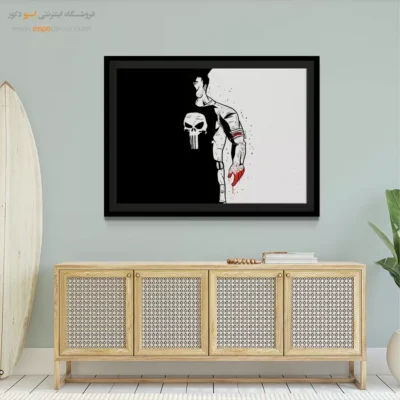 کمیک استریپ قهرمانان - بی‌باک – تابلو کمیک استریپ - اسپو دکور