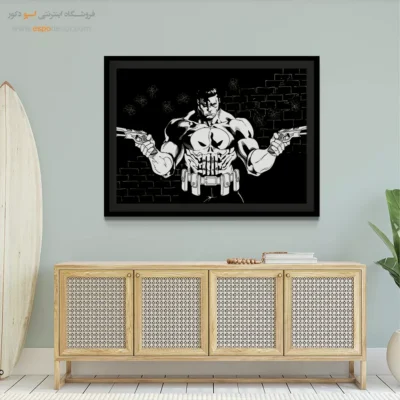 تابلو داستان ابرقهرمانی - آزادی – تابلو کمیک استریپ - اسپو دکور