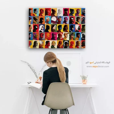 تابلو داستان مصور ابرقهرمانی