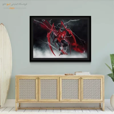 تابلو کمیک قهرمان - مرد عنکبوتی برتر – تابلو کمیک استریپ - اسپو دکور