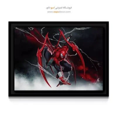 تابلو کمیک قهرمان - مرد عنکبوتی برتر – تابلو کمیک استریپ - اسپو دکور
