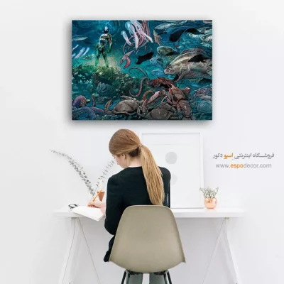 تابلو هنر ابرقهرمانان