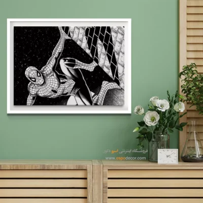 تابلو کمیک دیواری ابرقهرمان - نبرد شب – تابلو کمیک استریپ - اسپو دکور