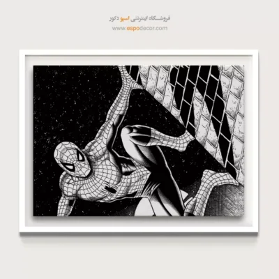 تابلو کمیک دیواری ابرقهرمان - نبرد شب – تابلو کمیک استریپ - اسپو دکور