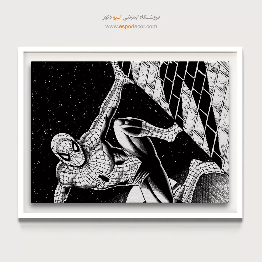 تابلو کمیک دیواری ابرقهرمان - نبرد شب – تابلو کمیک استریپ - اسپو دکور