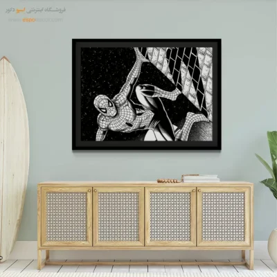 تابلو کمیک دیواری ابرقهرمان - نبرد شب – تابلو کمیک استریپ - اسپو دکور