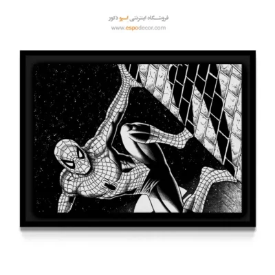 تابلو کمیک دیواری ابرقهرمان - نبرد شب – تابلو کمیک استریپ - اسپو دکور