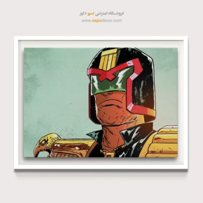 دکور قهرمانی کمیک - قاضی – تابلو کمیک استریپ - اسپو دکور
