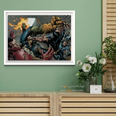 تصویر قهرمان کمیک - سوپر اسکرال – تابلو کمیک استریپ - اسپو دکور