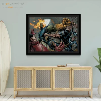 تصویر قهرمان کمیک - سوپر اسکرال – تابلو کمیک استریپ - اسپو دکور