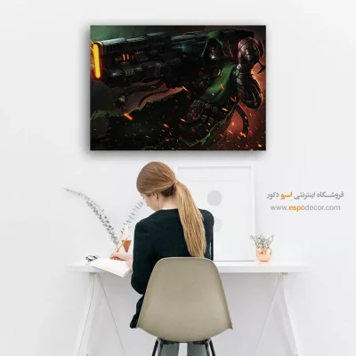 تابلو هنر کمیک قهرمانان
