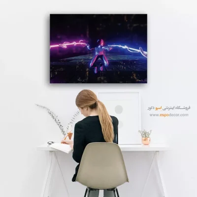 تابلو گرافیکی با ابرقهرمان